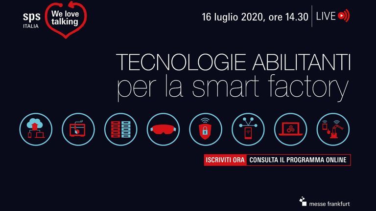 Evento on-line targato SPS Italia: Innovazione dei processi nella fabbrica 4.0