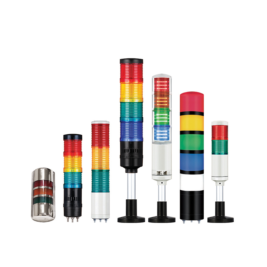 Tyenaza Luce Segnalazione Industriale LED 3 Strati - 24VDC, Allarme Pieghevole Per Macchinari